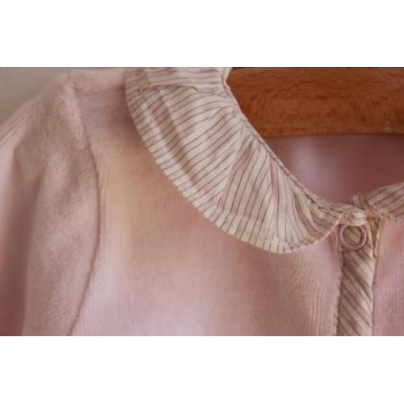 Roze velours pakje van Jacadi maat 50 (8785)