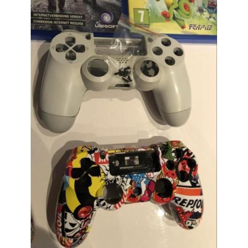 Ps4 500gb driveclub bundle glacier white/wit incl 7 games!!