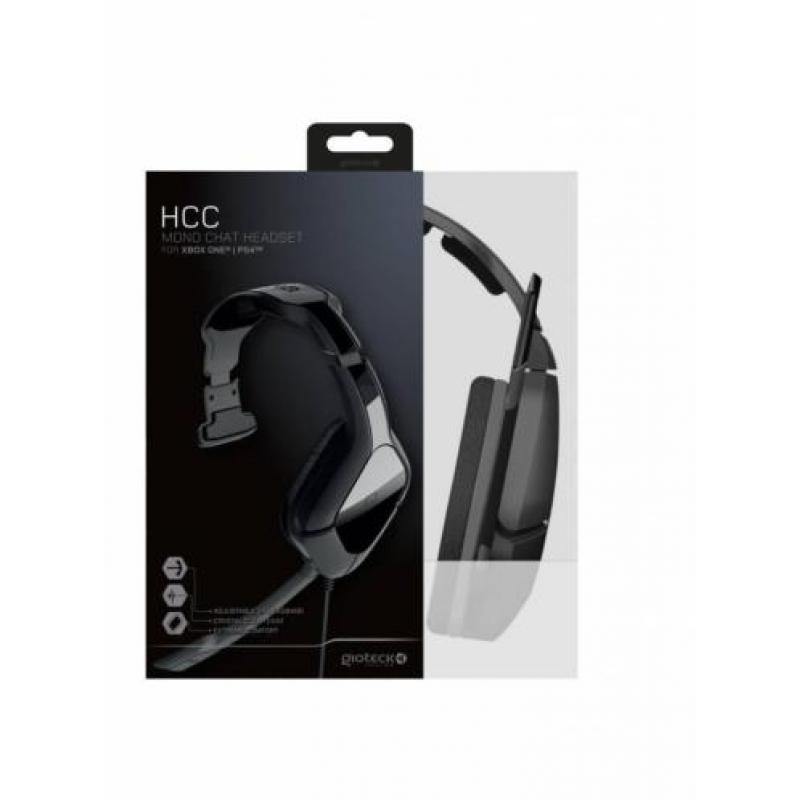 PS4 Gioteck, HCC Wired Mono Chat Headset (PC / MAC / / Mob
