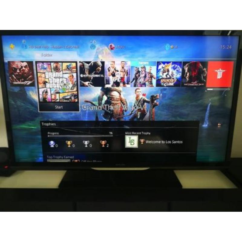 PS4 1TB met 6 games, 2 controllers en garantie