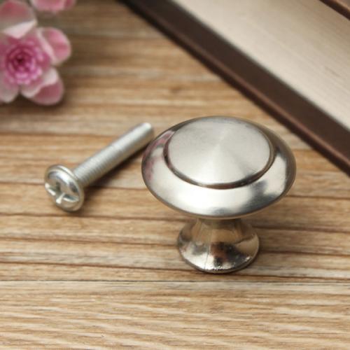 24 28mm Stainless Steel Satin Nickel Kitchen Cabinet Pull Knob Hardware Screw