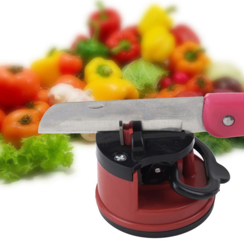Kitchen Safety Knife Sharpener Grinder Tool Secure Suction Pad