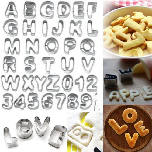 37 Pcs Alphabet Letter Number Cake Cookie Decorating Cutter Mold Set goedkoop online kopen