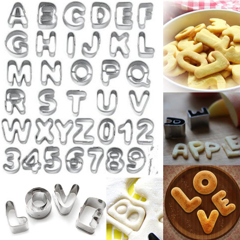 37 Pcs Alphabet Letter Number Cake Cookie Decorating Cutter Mold Set goedkoop online kopen