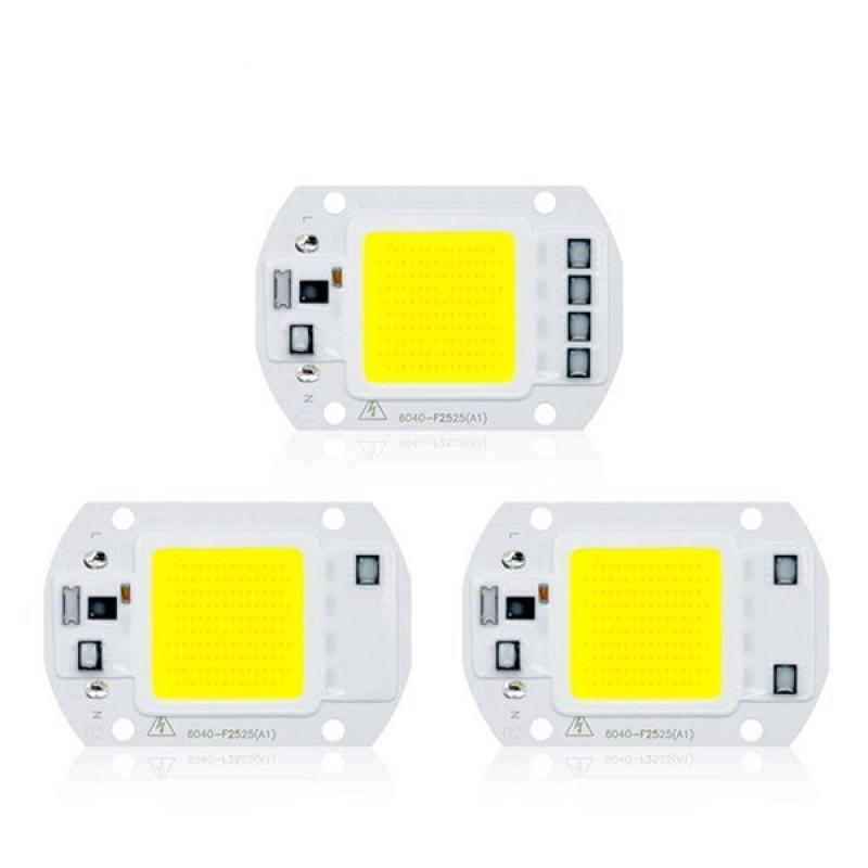 LUSTREON AC110V 220V 20W 30W 50W White Warm White COB LED Chip 40X60mm for DIY Flood Light goedkoop