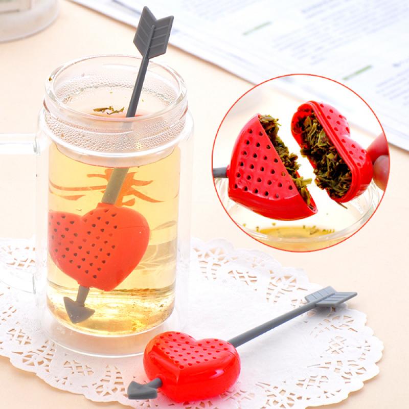 ABS Plastic Sword Heart Tea Filter