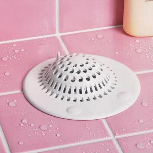 Silicon Bathroom Chuck Hair Filter Sink Drain Suction Cups Filter Goedkoop