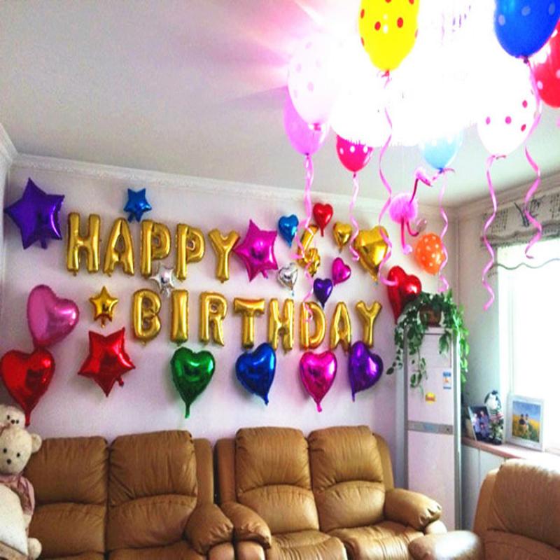 1 Piece Five pointed Star Helium Foil Balloon Wedding Birthday Party Decoration Schitterend