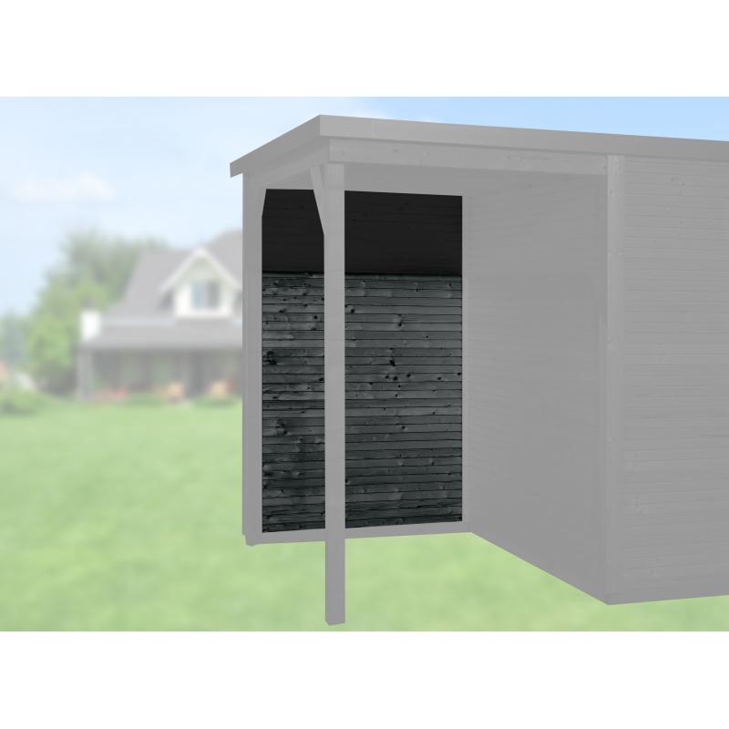 WEKA | Achterwand 'wekaLine' 300 cm | Antraciet Weka