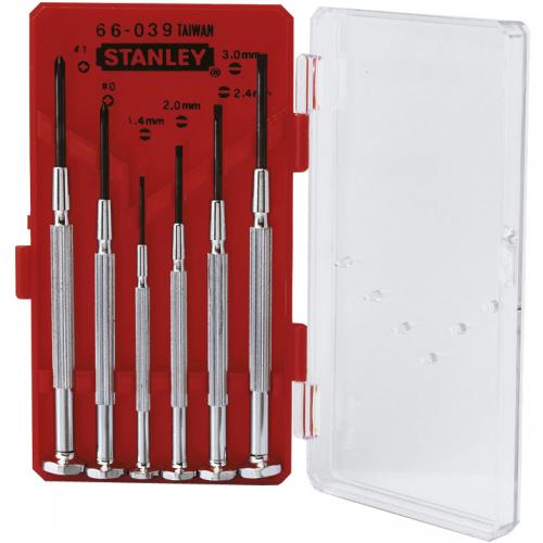 Horlogemakers Schroevendraaierset Stanley Gereedschap
