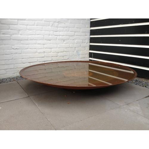 Waterschaal Cortenstaal 120 cm.