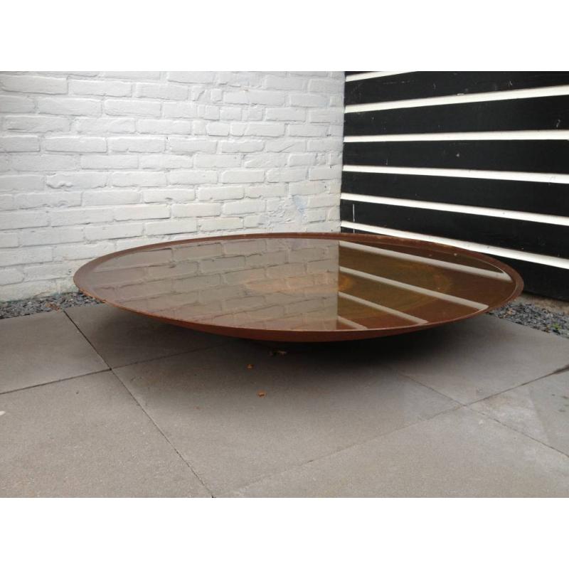 Waterschaal Cortenstaal 120 cm.