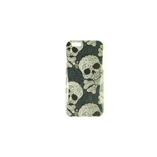 Bloemen Doodskop iPhone 6 Cover