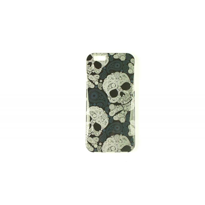 Bloemen Doodskop iPhone 6 Cover