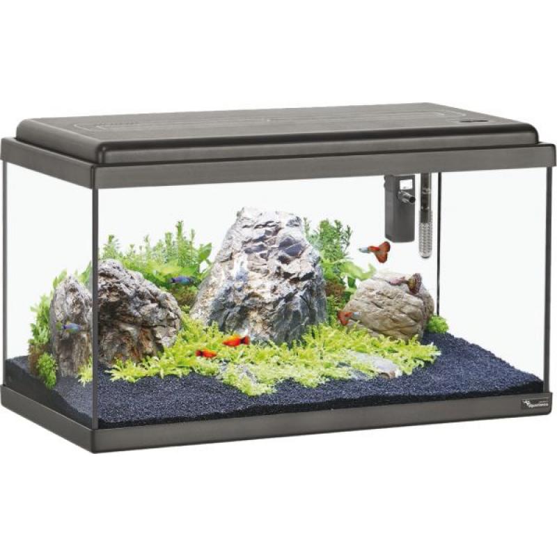 Adm aquarium aqua led zwart 60