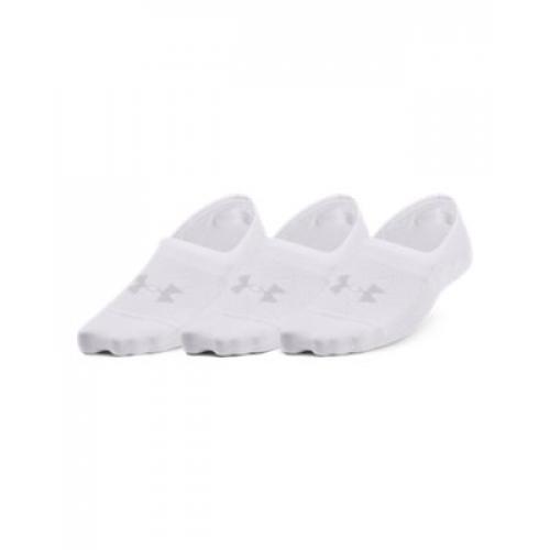 Damessokken Under Armour Breathe Lite Ultra Low Liner – 3 paar Wit / Wit / Mod Grijs M