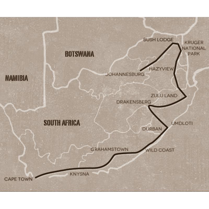 Op avontuur door Zuid Afrika (21 dagen) Hoge kwaliteit