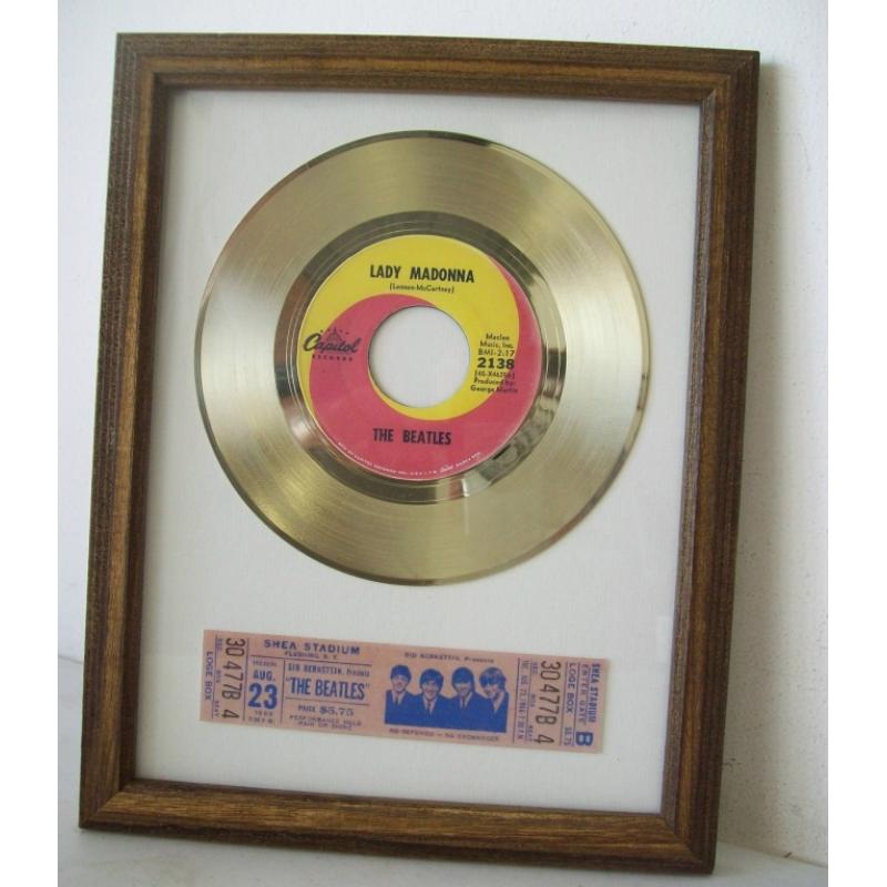 , Gouden plaat The Beatles Lady madonna