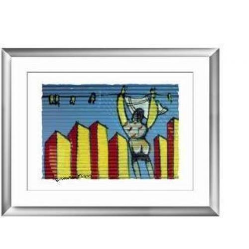 Herman Brood zeefdruk Wasvrouw 50x70 cm