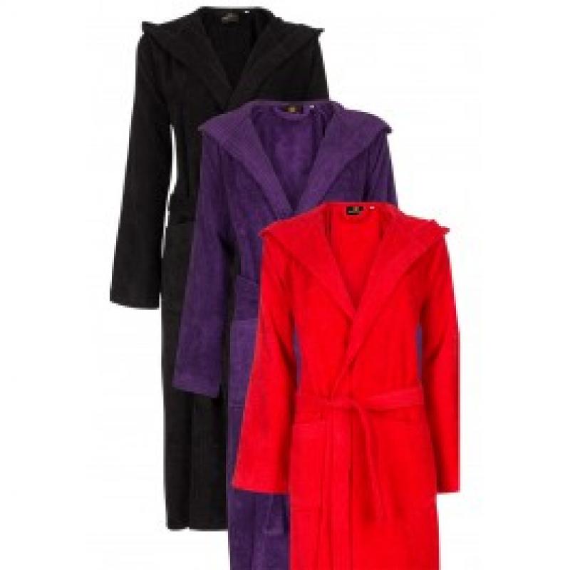 Unisex badjas sauna badjassen capuchon BadrockdeLuxe