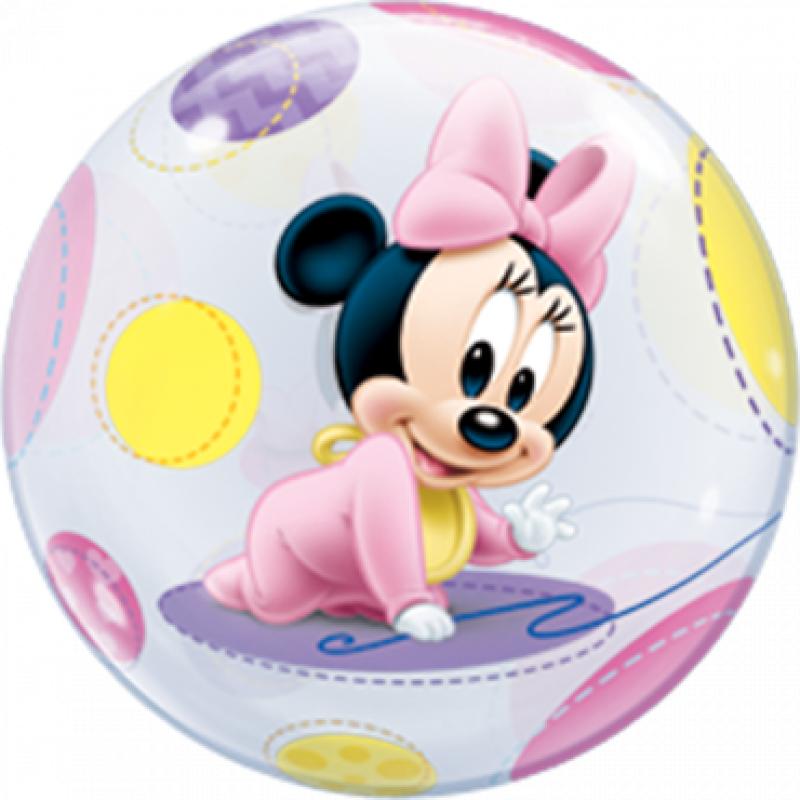Disney baby logo Baby Minnie Single Bubble 22in 55cm