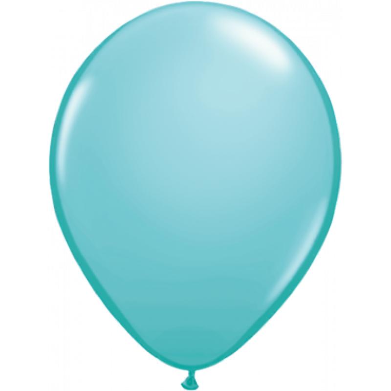 Fashion Caribbean Blue Latex Round 11in 27.5cm