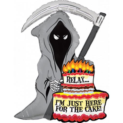 Grim Reaper Foil Shape 35in 87.5cm Grabo laagste prijs