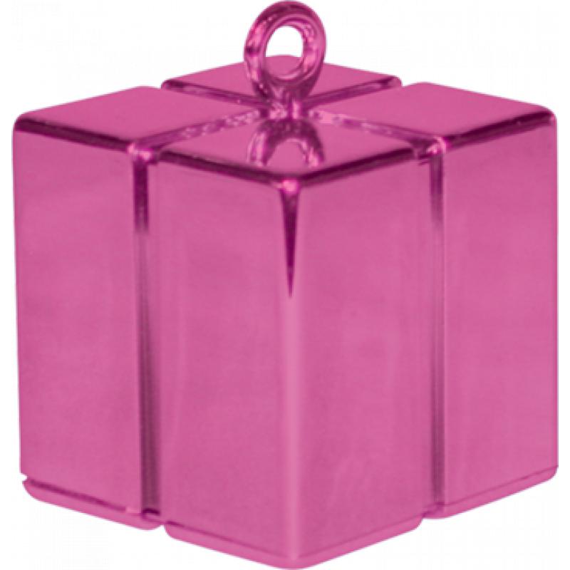 Magenta Gift Box Weight 110g 62mm Qualatex