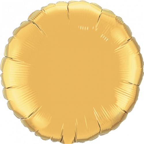 Qualatex Metallic Gold Foil Round 18in 45cm