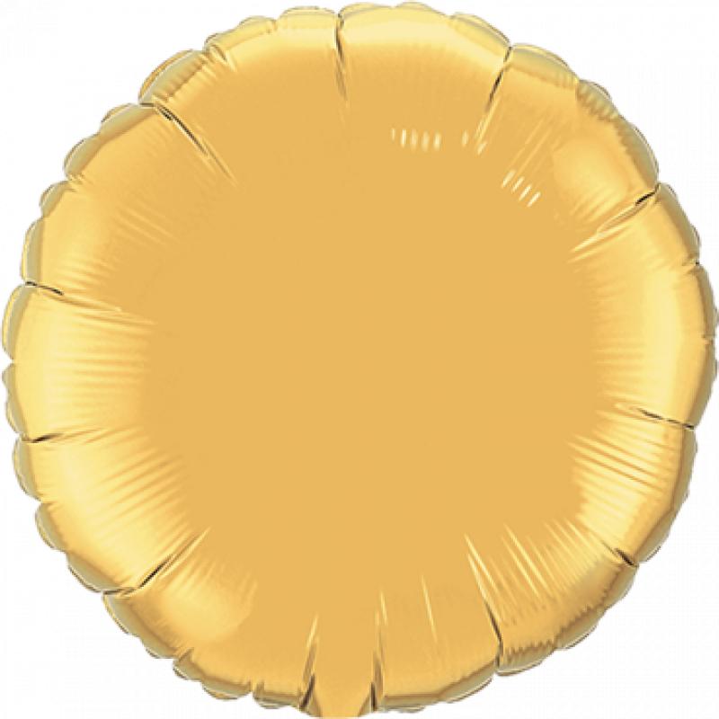Qualatex Metallic Gold Foil Round 18in 45cm