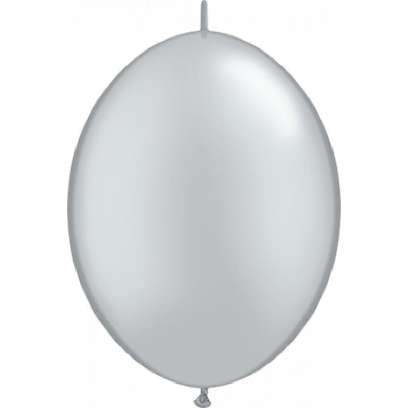 Qualatex Quick Link Metallic Silver QuickLink 12in 30cm