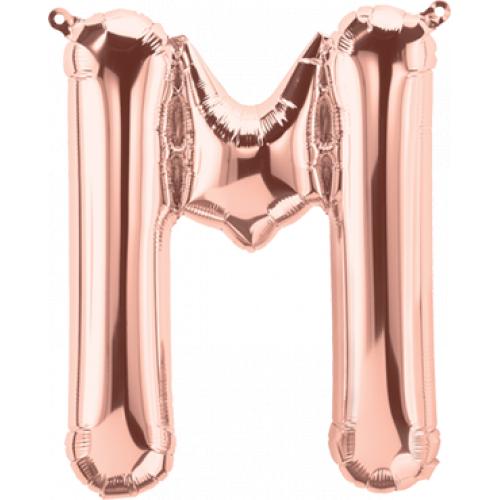 Northstar logo M Rose Gold Foil Letter 16in 40cm