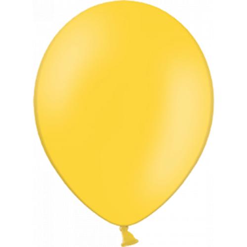 Belbal logo Pastel Bright Yellow Latex Round 5in 12.5cm