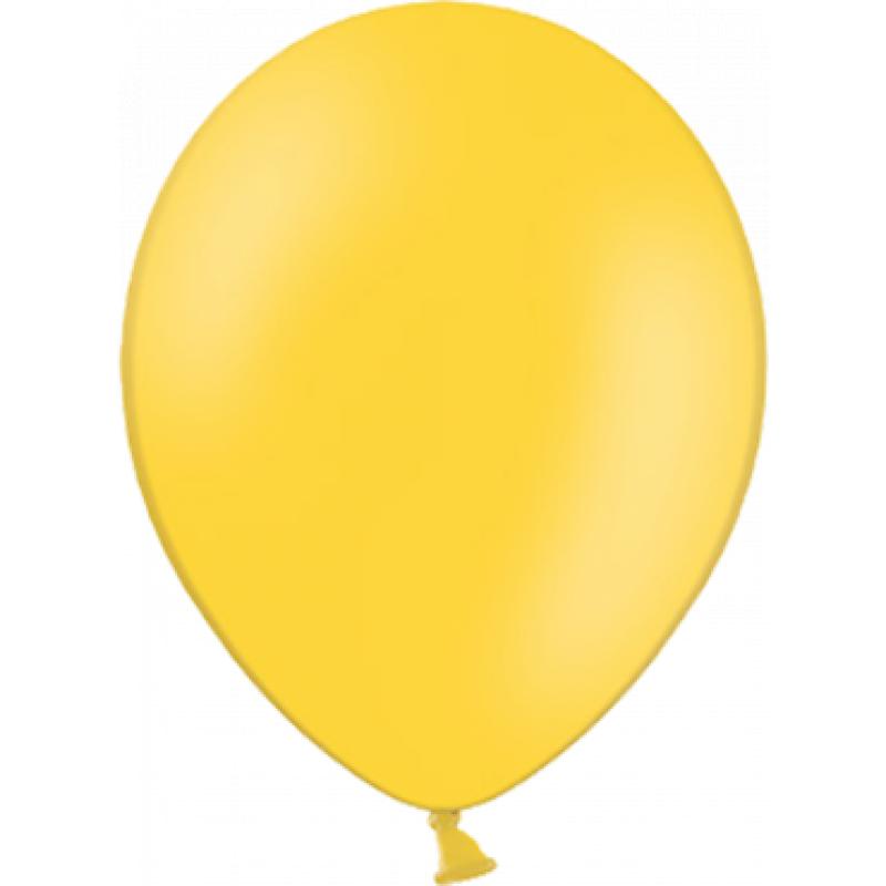 Belbal logo Pastel Bright Yellow Latex Round 5in 12.5cm