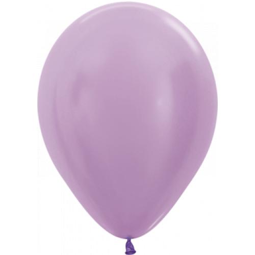 Sempertex Satin Pearl Lilac Latex Round 11in 27.5cm