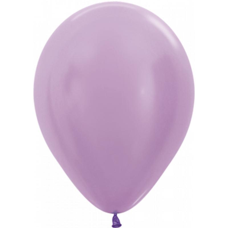 Sempertex Satin Pearl Lilac Latex Round 11in 27.5cm