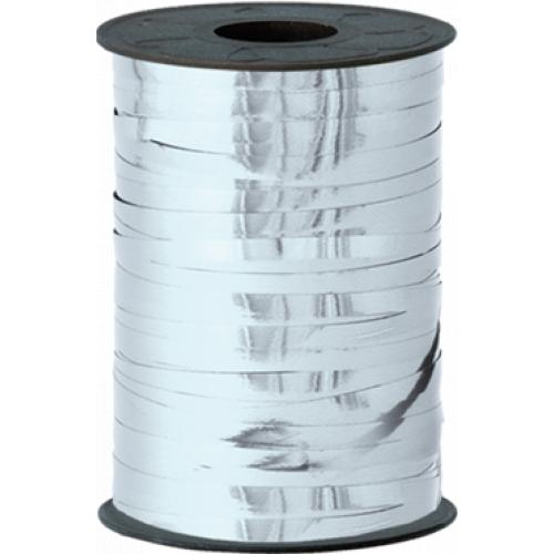 Dm logo Silver Metallic Curling Ribbon 5mm x 250m