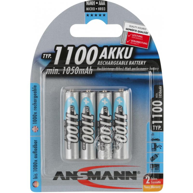 Ansmann Ansmann AAA 1100mAh 4x