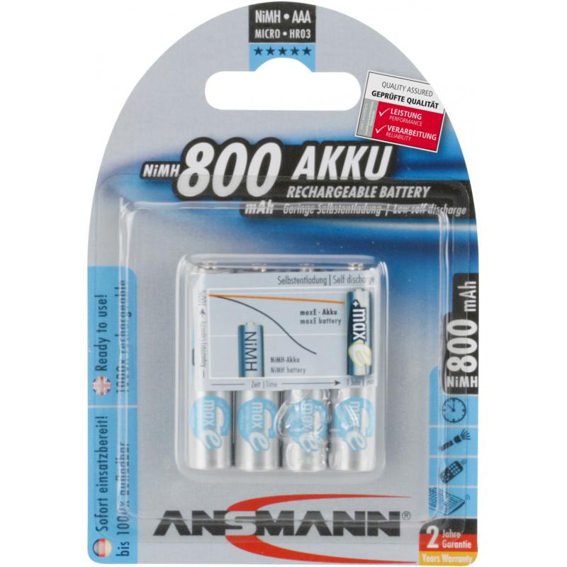 Ansmann Ansmann maxE AAA 800mAh 4x
