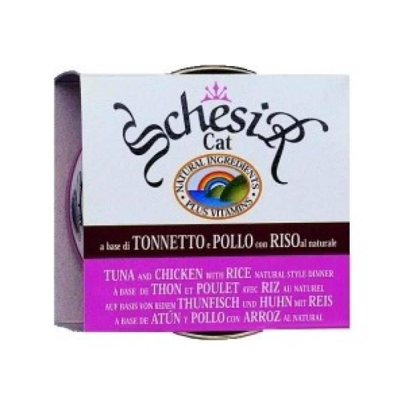 Schesir Schesir Tonijn en Kip met Rijst natural style Per 14 Nat kattenvoer Schesir