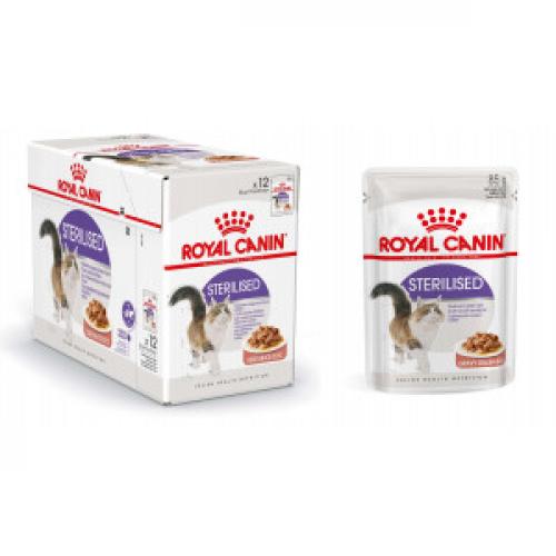 Kattenvoer Royal Canin Royal Canin Royal Canin Pouch Sterilised kattenvoer 2 x In Saus