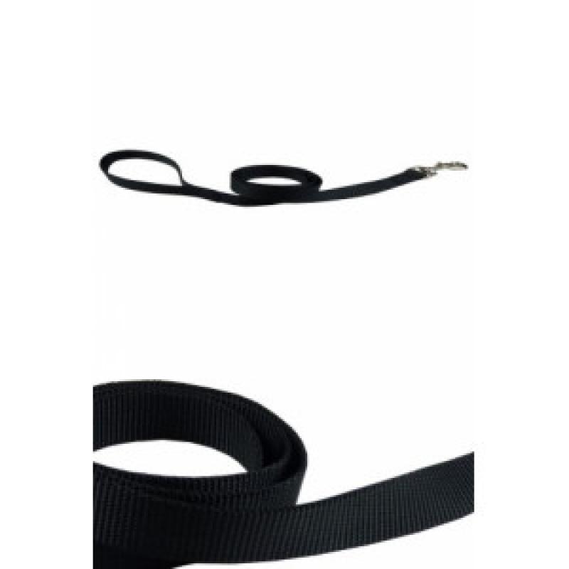 Nylon Hondenriem Zwart 120 cm x 25 mm Papillon Het leukste