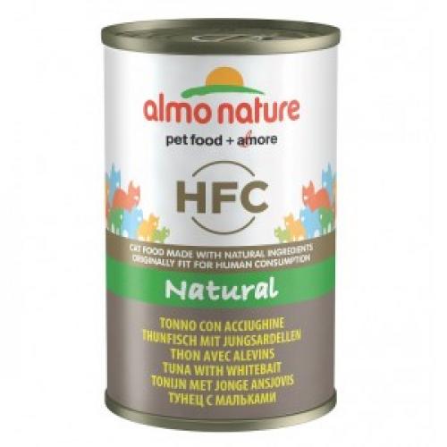 Almo Nature HFC Tonijn en Jonge Sardienen 140 gr Per 24 Almo Nature Nat kattenvoer Almo Nature