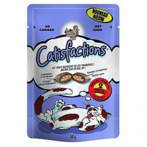 Catisfactions Catisfactions Eend kattensnoep Per 8 Kattensnoep Catisfaction