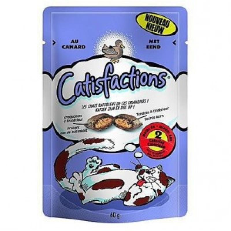 Catisfactions Catisfactions Eend kattensnoep Per 8 Kattensnoep Catisfaction