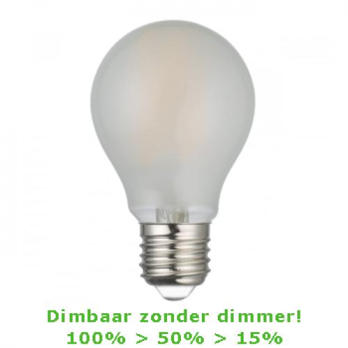 LED E27-A60 Filament 7,5 Watt - 2700K - 3 Staps Dimbaar
