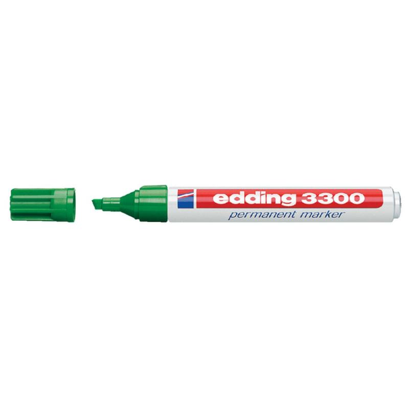 Viltstift edding 3300 schuin groen 1-5mm