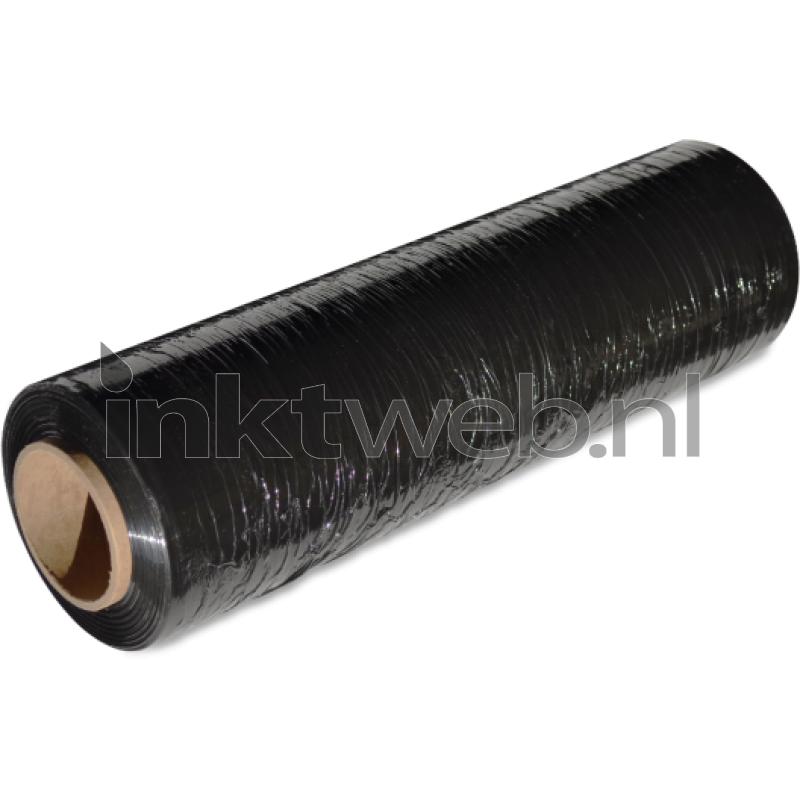 Huismerk Merkloos Handwikkelfolie 20my dik x 50cm x 300m zwart