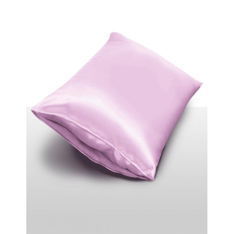 Zijden Kussensloop inSilk Collection, Kleur Roze, Afmeting 60 x 70 cm