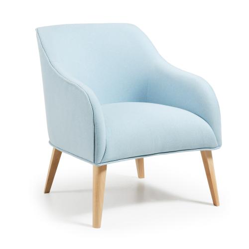 Root Catalog Kave Home Kave Home Fauteuil 'Bobly' kleur blauw